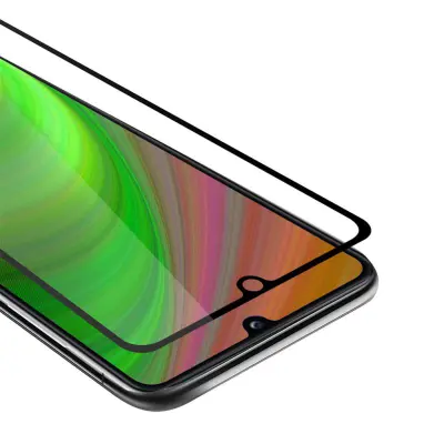 Oklepni film Cadorabo Full Screar, združljiv s Samsungom - zaščitnim filmom v prozornem s črno -kaljenim zaščitnim steklom v 9H trdoti s 3D dotikom