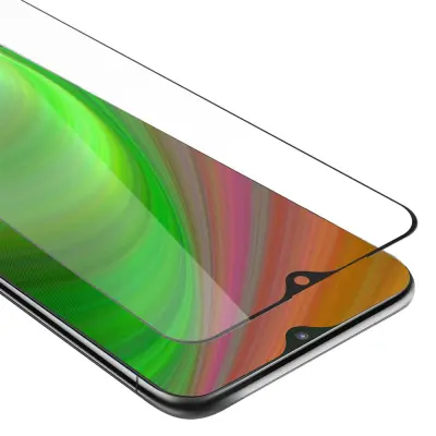 Oklepni film Cadorabo Full Screar, združljiv s Samsungom - zaščitnim filmom v prozornem s črno -kaljenim zaščitnim steklom v 9H trdoti s 3D dotikom