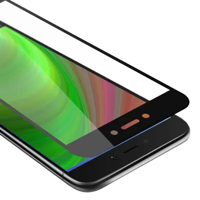 Oklepni film Cadorabo Full Screar, združljiv z Xiaomi - zaščitnim filmom v prozornem s črno -kaljenim zaščitnim steklom v 9H trdoti s 3D dotikom