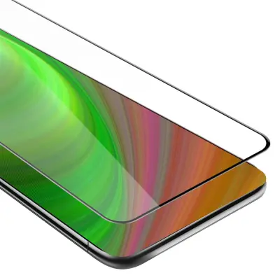 CADORABO Lenovo Z5 PRO - Zaščitna folija za transparentna s črno barvo - Zaščitno steklo s kaljenim zaslonom s trdoto 9H in 3D dotikom