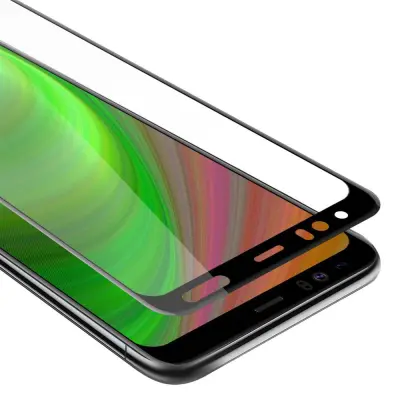 CADORABO Google PIXEL 4 XL - Zaščitna folija za transparentna s črno barvo - Zaščitno steklo s kaljenim zaslonom s trdoto 9H in 3D dotikom