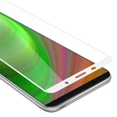 CADORABO Huawei MATE 10 PRO - Zaščitna folija za transparentna z belo - Zaščitno steklo s kaljenim zaslonom s trdoto 9H in 3D dotikom