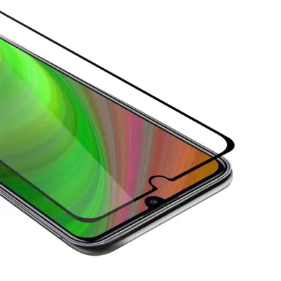 CADORABO Huawei P SMART 2020 - Zaščitna folija za transparentna s črno barvo - Zaščitno steklo s kaljenim zaslonom s trdoto 9H in 3D dotikom