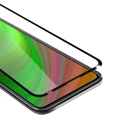 CADORABO Asus ZenFone 7 - Zaščitna folija za transparentna s črno barvo - Zaščitno steklo s kaljenim zaslonom s trdoto 9H in 3D dotikom
