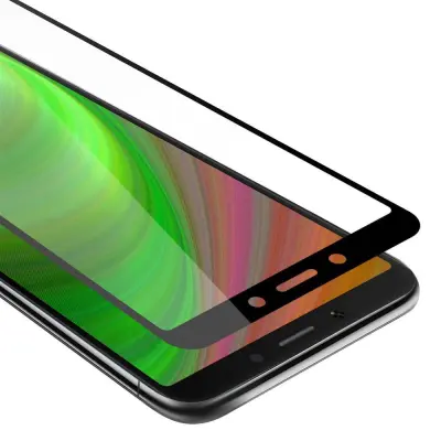 Oklepni film Cadorabo Full Screar, združljiv z Xiaomi - zaščitnim filmom v prozornem s črno -kaljenim zaščitnim steklom v 9H trdoti s 3D dotikom