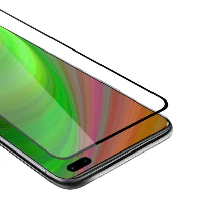 CADORABO Honor 30 PRO+ - Zaščitna folija za transparentna s črno barvo - Zaščitno steklo s kaljenim zaslonom s trdoto 9H in 3D dotikom