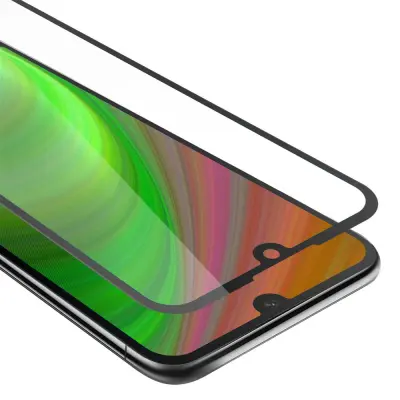 CADORABO Huawei Y5 2019/Enjoy Play 8/Honor 8S - Zaščitna folija za transparentna s črno barvo - Zaščitno steklo s kaljenim zaslonom s trdo