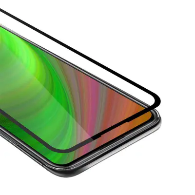 CADORABO Huawei NOVA 6 SE/P40 LITE/NOVA 7i - Zaščitna folija za transparentna s črno barvo - Zaščitno steklo s kaljenim zaslonom s trdoto