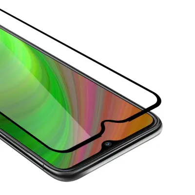 CADORABO Nokia 2.3 - Zaščitna folija za transparentna s črno barvo - Zaščitno steklo s kaljenim zaslonom s trdoto 9H in 3D dotikom