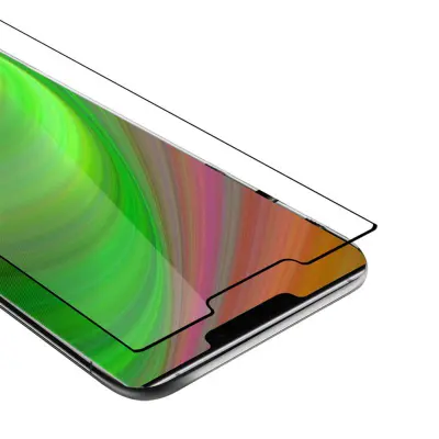 CADORABO Huawei MATE 30 PRO - Zaščitna folija za transparentna s črno barvo - Zaščitno steklo s kaljenim zaslonom s trdoto 9H in 3D dotikom