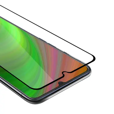 CADORABO Oppo A91 - Zaščitna folija za transparentna s črno barvo - Zaščitno steklo s kaljenim zaslonom s trdoto 9H in 3D dotikom