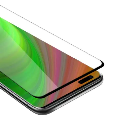 CADORABO Huawei MATE 40 PRO - Zaščitna folija za transparentna s črno barvo - Zaščitno steklo s kaljenim zaslonom s trdoto 9H in 3D dotikom