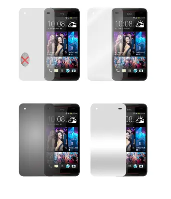 Zaščitniki zaslona Cadorabo, združljivi s HTC - Zaščitnimi filmi v High Clear - 4 filmi (1x zasebnost - 1x ogledalo - 1x Matt - 1x anti -Fingerprint)