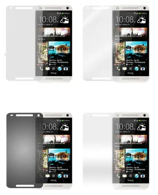 Zaščitniki zaslona Cadorabo, združljivi s HTC - Zaščitnimi filmi v High Clear - 4 filmi (1x zasebnost - 1x ogledalo - 1x Matt - 1x anti -Fingerprint)