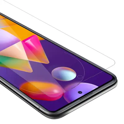 CADORABO Samsung - zaščitnim filmom v visoki prosojnosti - kaljeno zaščitno steklo v 9H trdoti s 3D združljivostjo na dotik