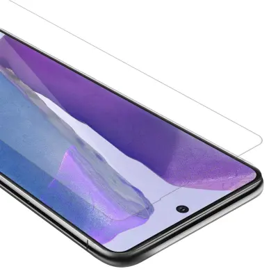 CADORABO Samsung - zaščitnim filmom v visoki prosojnosti - kaljeno zaščitno steklo v 9H trdoti s 3D združljivostjo na dotik