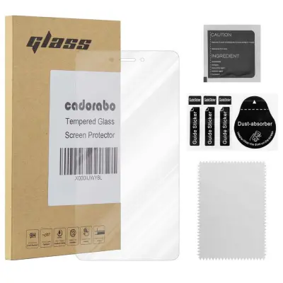 Oklepni film Cadorabo, združljiv z Lenovo - zaščitnim filmom v visoki prosojnosti - kaljeno zaščitno steklo v 9H trdoti s 3D združljivostjo na dotik