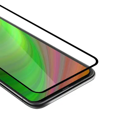 CADORABO Motorola ONE FUSION+ - Zaščitna folija za transparentna s črno barvo - Zaščitno steklo s kaljenim zaslonom s trdoto 9H in 3D dotikom