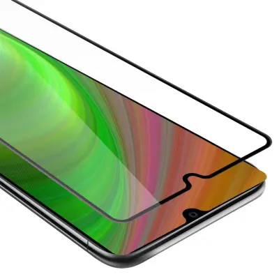 CADORABO Huawei MATE 20 - Zaščitna folija za transparentna s črno barvo - Zaščitno steklo s kaljenim zaslonom s trdoto 9H in 3D dotikom