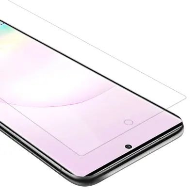 CADORABO Samsung - zaščitnim filmom v visoki prosojnosti - kaljeno zaščitno steklo v 9H trdoti s 3D združljivostjo na dotik