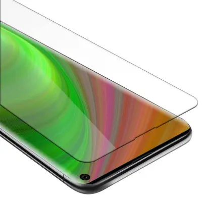 CADORABO Samsung - zaščitnim filmom v visoki prosojnosti - kaljeno zaščitno steklo v 9H trdoti s 3D združljivostjo na dotik