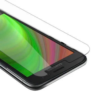 CADORABO Samsung - zaščitnim filmom v visoki prosojnosti - kaljeno zaščitno steklo v 9H trdoti s 3D združljivostjo na dotik