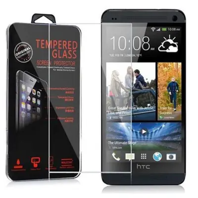 Oklepni film Cadorabo, združljiv s HTC - zaščitnim filmom v visoki prosojnosti - kaljeno zaščitno steklo v 9H trdoti s 3D združljivostjo na dotik