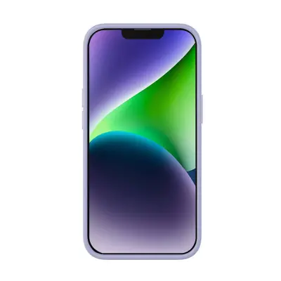 Baseus Liquid Silica Gel Case za iPhone 14 Plus (lavanda)+ kaljeno steklo + komplet za čiščenje