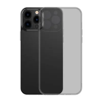 Ovitek Baseus Frosted Glass Case za iPhone 13 PRO (črn) + kaljeno steklo