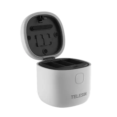 3-režni vodotesni polnilec Allin box Telesin za GoPro Hero 11 / Hero 10 / Hero 9