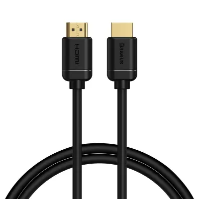Baseus 2x HDMI 2.0 4K 60Hz kabel, 3D, HDR, 18Gbps, 1m (črn)
