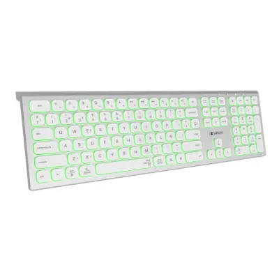 Teclado subblim tipkovnice Bluetooth Master iluminado ext srebro/črno
