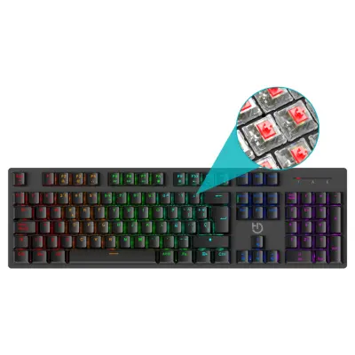 Hyditec Mechanic Gaming GK400 Argb črna tipkovnica