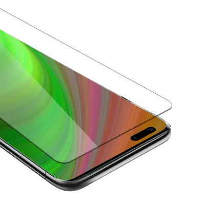 Oklepni film Cadorabo, združljiv z Huawei - zaščitnim filmom v visoki prosojnosti - kaljeno zaščitno steklo v 9H trdoti s 3D -združljivostjo na dotik