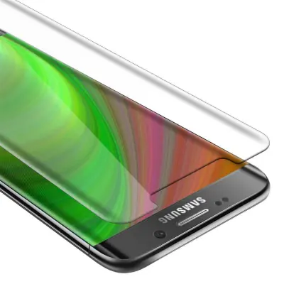 CADORABO Samsung - zaščitnim filmom v visoki prosojnosti - kaljeno zaščitno steklo v 9H trdoti s 3D združljivostjo na dotik