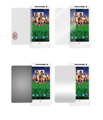CADORABO Motorola - Zaščitnimi filmi v High Clear - 4 filmi (1x zasebnost - 1x ogledalo - 1x Matt - 1x anti -Fingerprint)