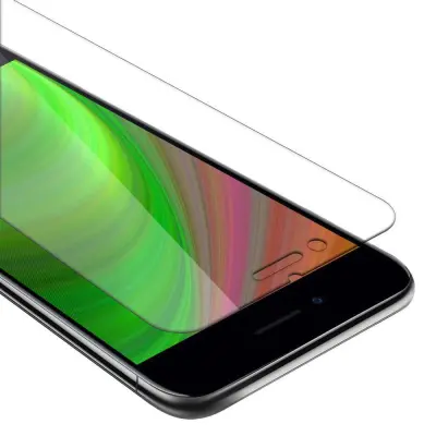 Oklepni film Cadorabo, združljiv z Apple - zaščitnim filmom v visoki prosojnosti - kaljeno zaščitno steklo v 9h trdoti s 3D združljivostjo na dotik