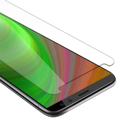 Oklepni film Cadorabo, združljiv z Huawei - zaščitnim filmom v visoki prosojnosti - kaljeno zaščitno steklo v 9H trdoti s 3D -združljivostjo na dotik