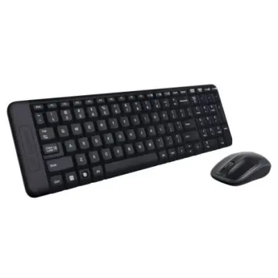Raton Logitech MK220 RF tipkovnice Combo Black Reperic