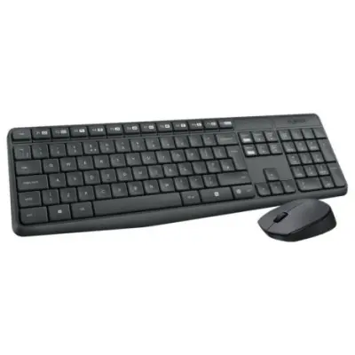 Raton Logitech MK235 RF tipkovnice kombinacija Inhambrico Gris