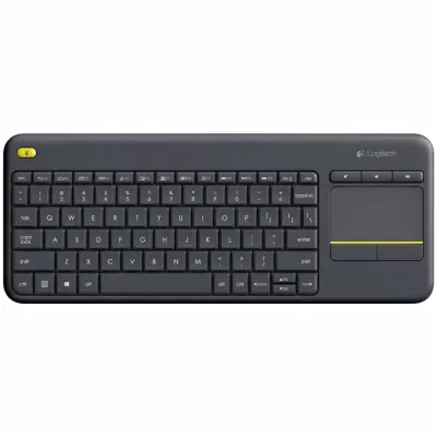 Logitech K400 Plus RF tipkovnice Black Reperic
