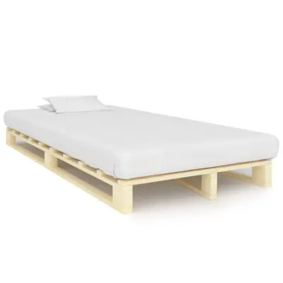 vidaXL Posteljni okvir iz palet trdna borovina 120x200 cm