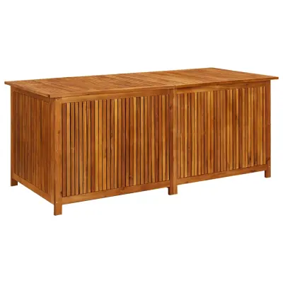 vidaXL Vrtna škatla za shranjevanje 175x80x75 cm trden akacijev les