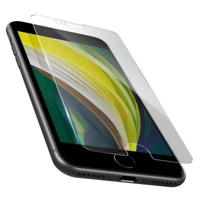 Kaljeno steklo iPhone SE 2020 in 2022, iPhone 7 in 8 Zašcita zaslona, ultra odporna 9H - Transparent