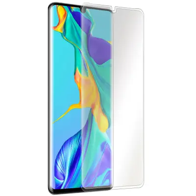 Ukrivljen film za zaslon iz kaljenega stekla, izjemno odporen, tanek in odporen na praske - prozoren str. Huawei P30 Pro