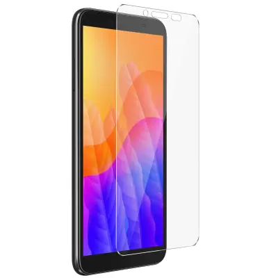 Zašcita zaslona iz kaljenega stekla Huawei Y5p, izjemno odporna 9H - prozorna