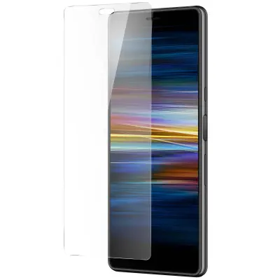 Film iz kaljenega stekla, odporen 9H, proti praskam in eksplozijam - prozoren str. Sony Xperia L3