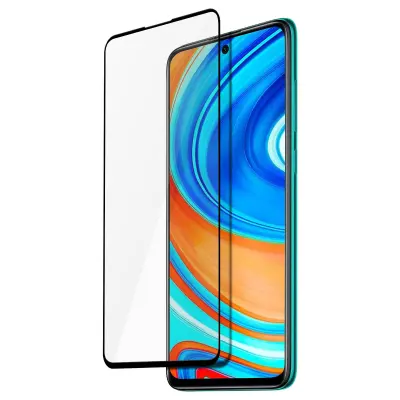 Zašcitno steklo iz kaljenega stekla Xiaomi Redmi Note 9S / 9 Pro / 9 Pro Max, izjemno odporno 9H - crno
