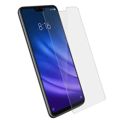 Zašcitna folija za zaslon 2.5D kaljeno steklo, tanka in odporna - prozorna str. Xiaomi Mi 8 Lite