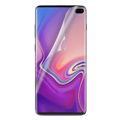 Fleksibilna folija proti praskam, 100 % združljiva z ultrazvocnim citalnikom prstnih odtisov - prozorna str. Samsung Galaxy S10 Plus